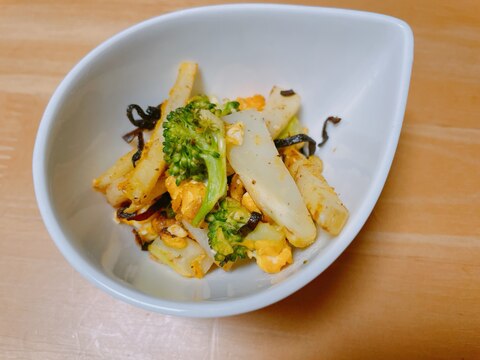 ゆず香るブロッコリーとじゃがいもエッグ